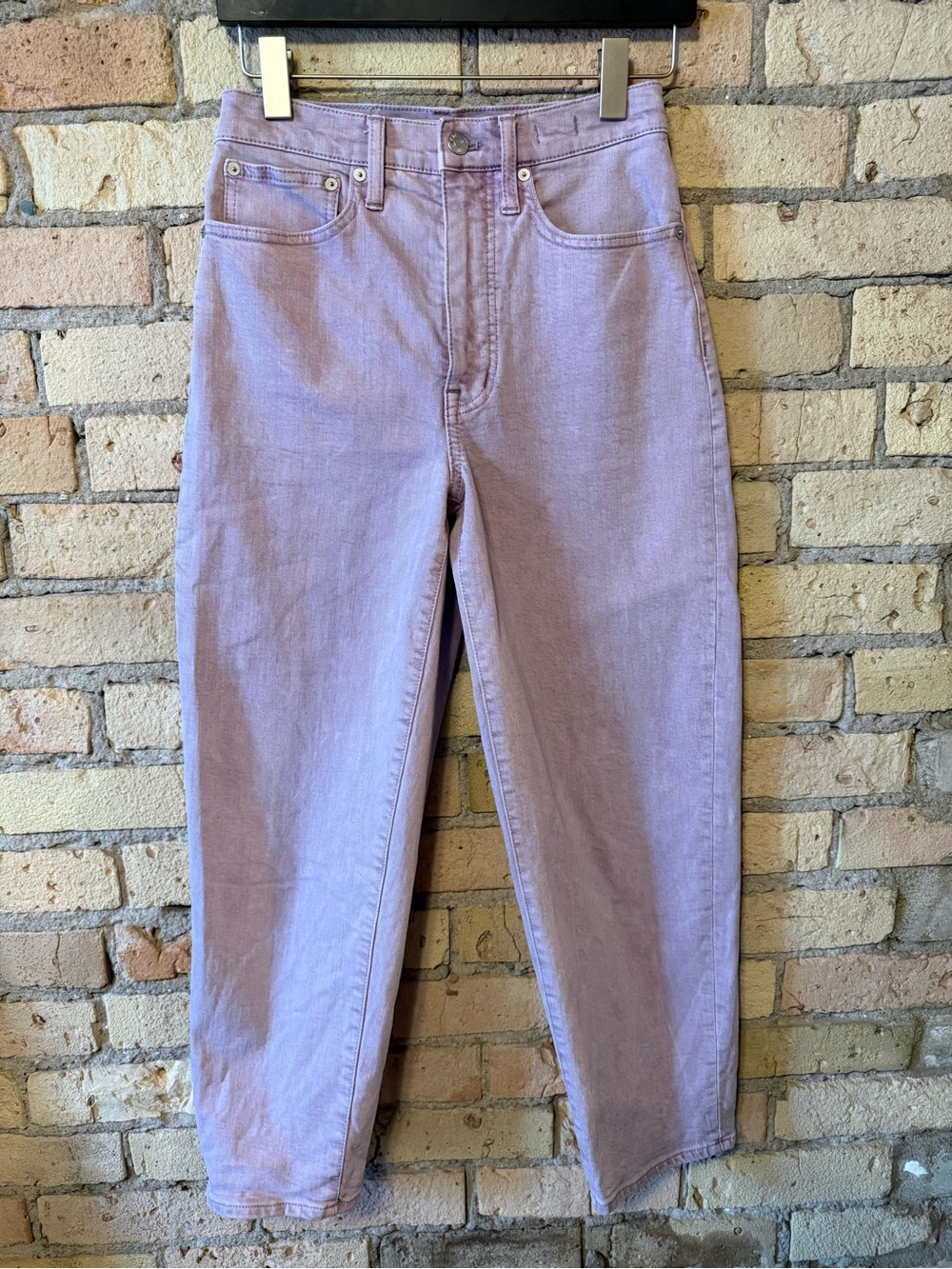 Madewell Balloon High-Rise Lavender Women’s Jeans